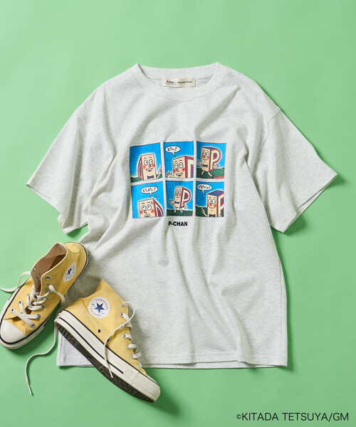 FREAK'S STORE（フリークスストア） tシャツ 半袖 Pちゃん 6コマ漫画 T