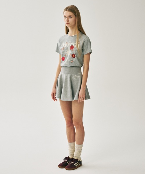Mardi Mercredi（マルディメクルディ） スカート FLARE MINI SKIRT