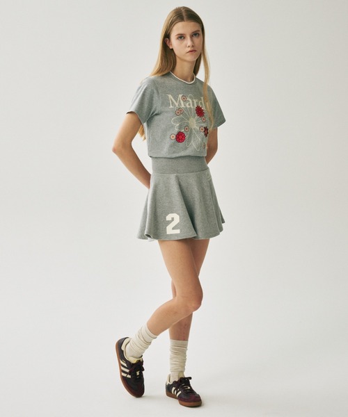 Mardi Mercredi（マルディメクルディ） スカート FLARE MINI SKIRT