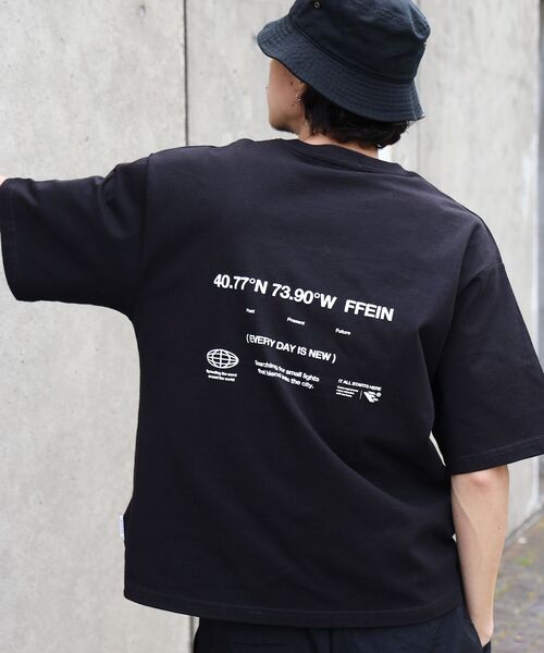 「FFEIN」 半袖Tシャツ MEDIUM ブラック メンズ_画像3