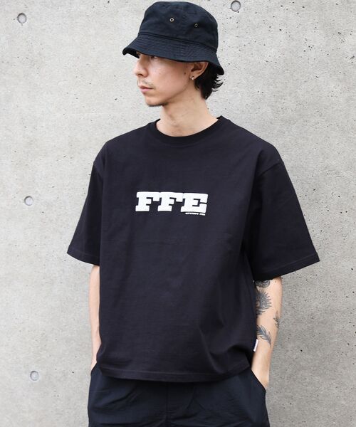 「FFEIN」 半袖Tシャツ MEDIUM ブラック メンズ_画像4