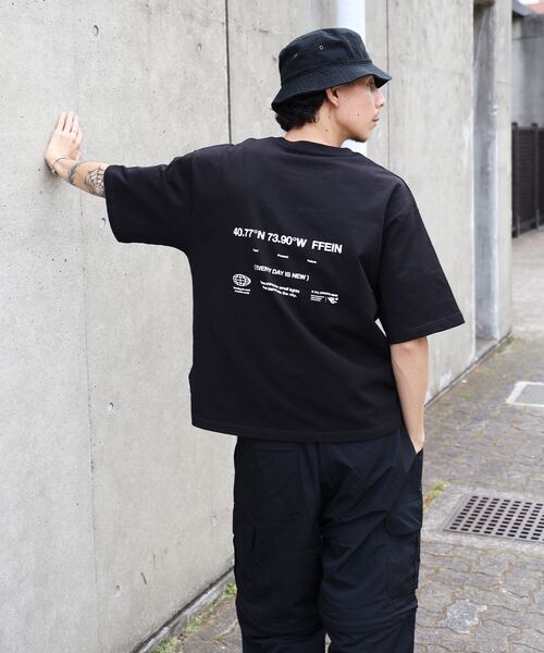 「FFEIN」 半袖Tシャツ MEDIUM ブラック メンズ_画像6