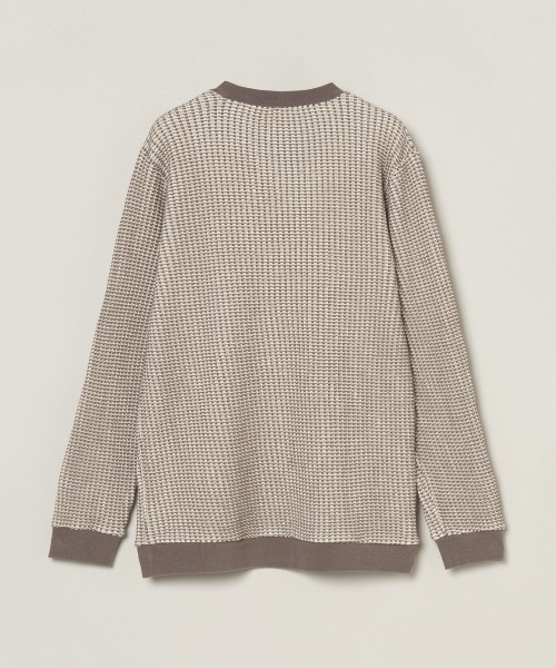 「three dots」 長袖Tシャツ SMALL グレー系その他 メンズ_画像3