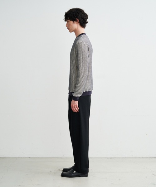 「three dots」 長袖Tシャツ SMALL グレー系その他 メンズ_画像8