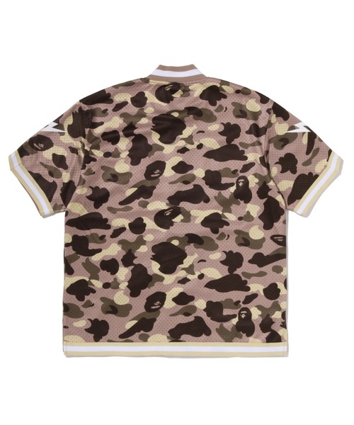 A BATHING APE（アベイシングエイプ） シャツ COLOR CAMO MESH WARM UP