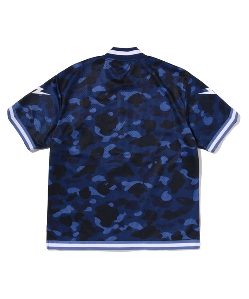 A BATHING APE（アベイシングエイプ） シャツ COLOR CAMO MESH WARM UP