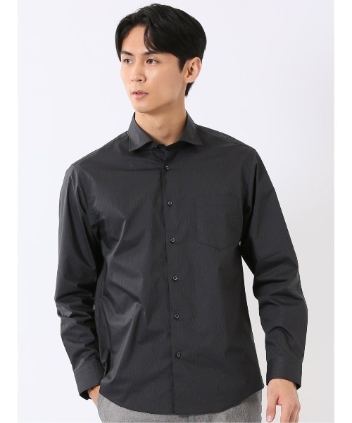 TAKA-Q（タカキュー） シャツ シャツ 長袖 メンズ ストレッチ 綿混