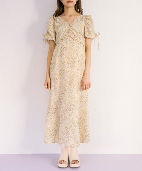 「OLIVE des OLIVE」 コンビワンピース FREE アイボリー レディース_画像2
