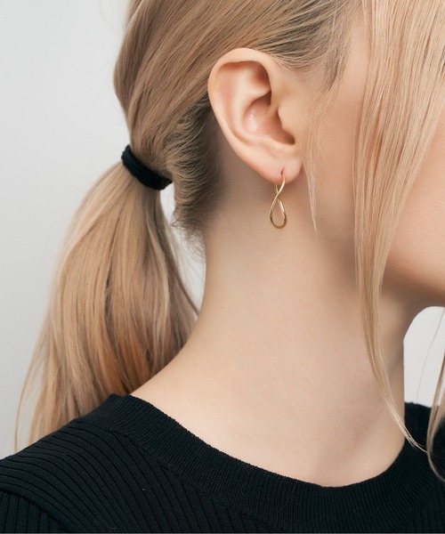 Jewel closet by L&Co. ピアス K18 フープ レディース