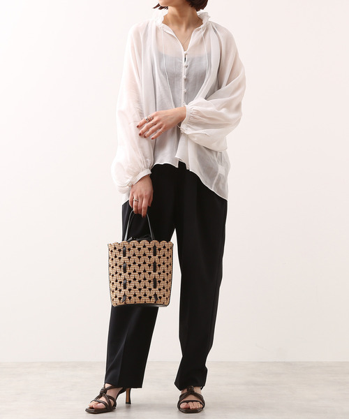 新作2022 パンツ スラックス martinique/タックワイドテーパードパンツ ZOZOTOWN PayPayモール店 - 通販 - PayPayモール 新品超激安