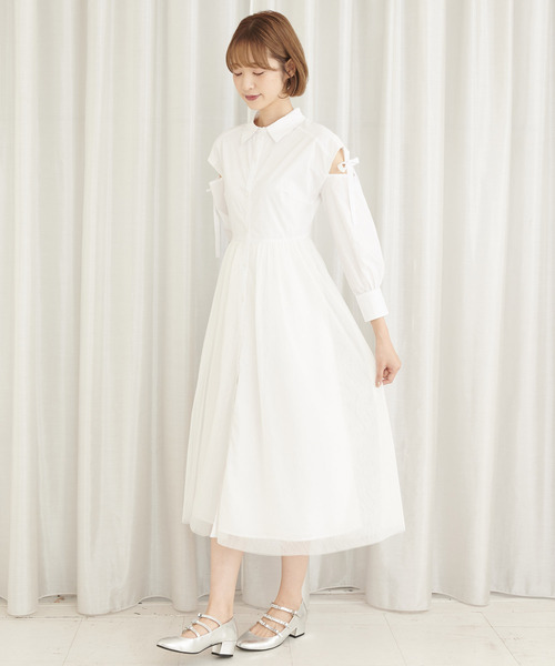 ワンピース チュールレイヤードシャツワンピース Zozotown Paypayモール店 通販 Paypayモール