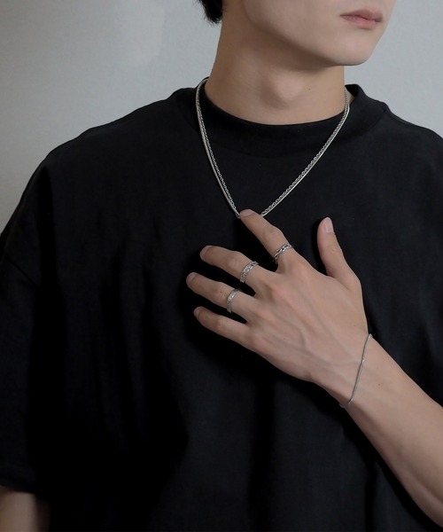 あずきチェーンのネックレス SBG by 7JEWELRY アレルギー対応 ネックレス SBG あずきチェーン