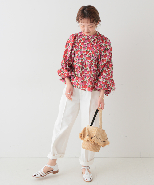 IENA*チューリップ袖ブラウス IENA（イエナ）の「《追加4》LIBERTY チューリップスリーブブラウス