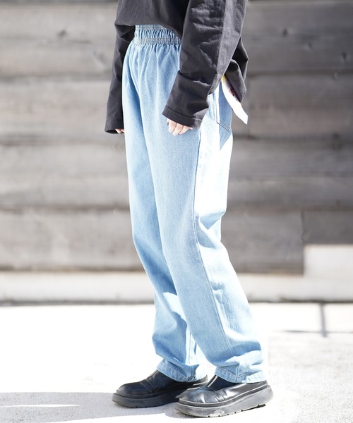 Cookman Chef Pants シェフパンツ クックマン ライト デニム COOKMAN クックマン Chef Pants Denim Light Black シェフパンツ