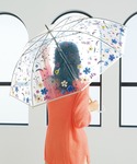 傘 「ビニール傘」刺繍風アンブレラ 雨傘 長傘...の詳細画像4
