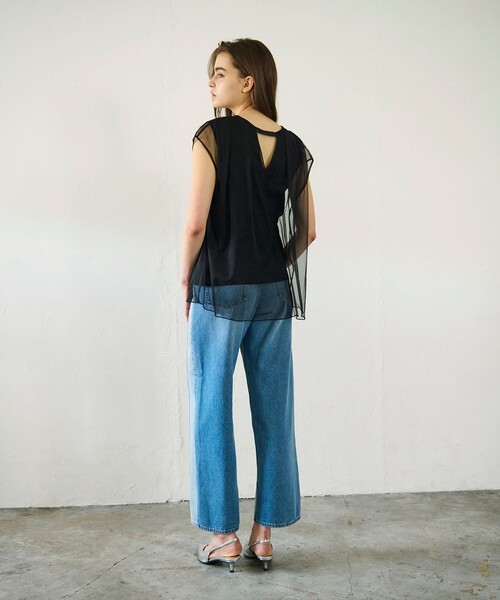 GRACE CONTINENTAL tシャツ チュールシアーカットトップ