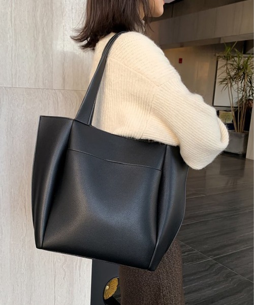 ★大容量★大人気ストライプショッピングトートバッグ★PARFOIS sb-bag1140_1.jpg
