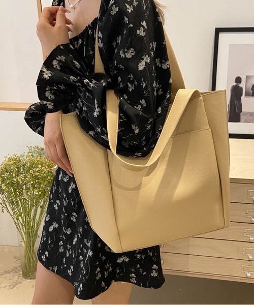 トートバッグ シンプルな大容量トートバッグ レディース : ZOZOTOWN