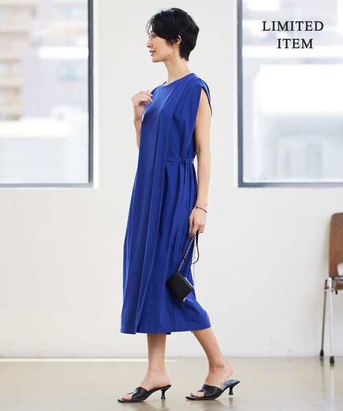 ICB UVケア・速乾・洗えるワンピース 4 ネイビー ICB（アイシービー） ワンピース 「接触冷感・UVカット・速乾・洗える