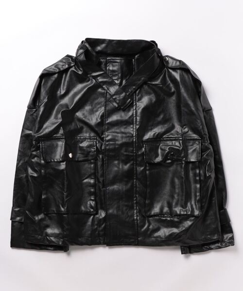 KNOCK OUT フェイク レザー ジャケット ブラック 3XL B系 楽天市場】日本未発売! 米国直輸入! セール価格! ホットレザー