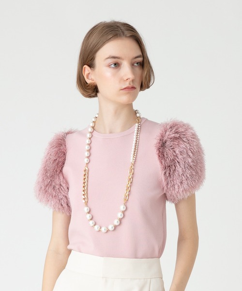 美品☆ LOULOU WILLOUGHBY ワイルドシャギースリーブプルオーバー LOULOU WILLOUGHBY（ルルウィルビー） ニット 「LOULOU WILLOUGHBY