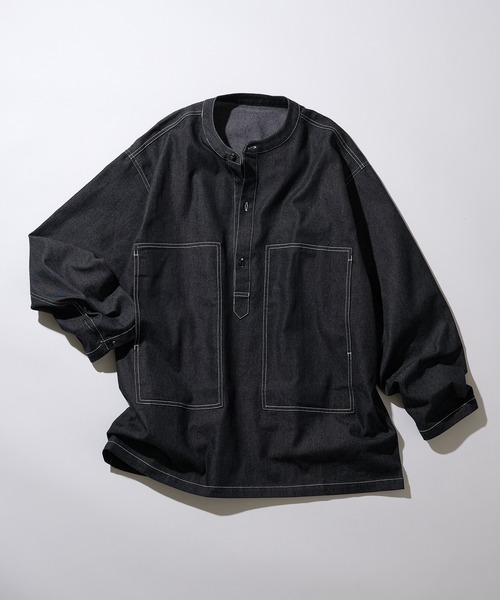 ブラックセール⭐︎超美品Clubhaus クラブハウス⭐︎ネイビー ブルゾンM MAISON CLUB（メゾンクラブ） シャツ men's FUDGE 掲載アイテム