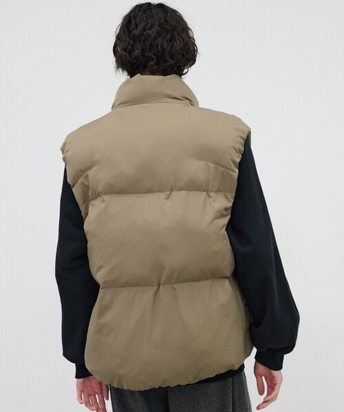 PUBLIC TOKYO シャーリングドロストベスト ベージュ PUBLIC TOKYO シャーリングドロストベスト ベージュ