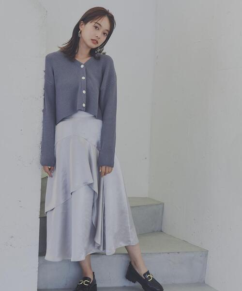 Proportion Body Dressing❤︎大人可愛いアシメスカート アシメラッフルフレアスカート | PROPORTION BODY DRESSING