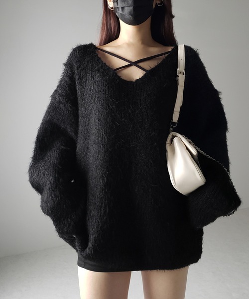 me+em select（ミームセレクト） ニット セーター 「 5color 」クロス