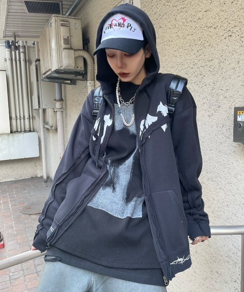 XU セーター ニット 「Never mind the XU」thermal knit / 「ネバー