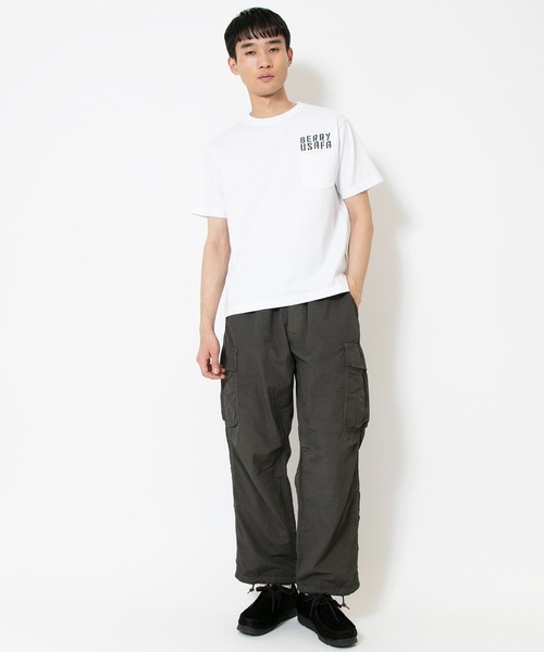 美 ジョンブル 加工 ミリタリーパンツ カーゴパンツ オーバーパンツ カーキ 79116684b_b_10_500.jpg
