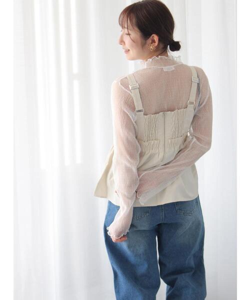 Te chichi TERRASSE ブラウス シャツ 「セットアップ可」ミリタリー