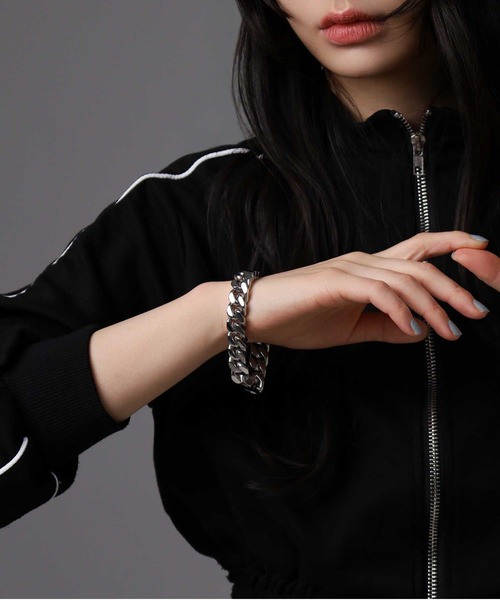 ブレスレット 「限定展開」“LH-1”チャンキーチェーンブレスレット（type B）/ステンレススティール「LION HEART / ライオンハート」の画像