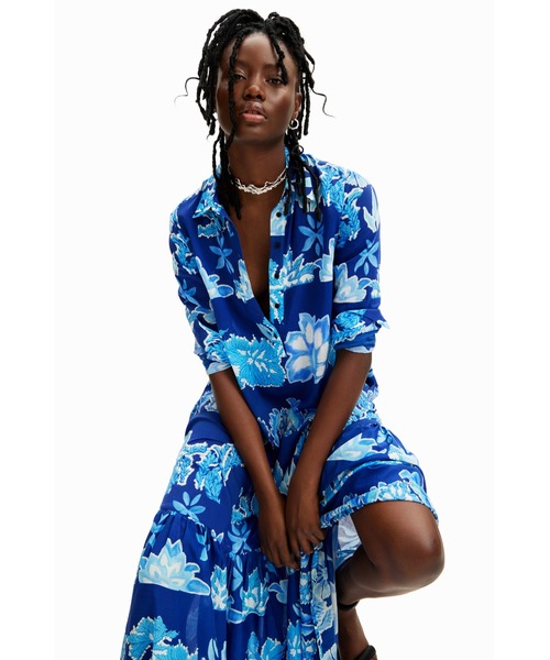 Desigual ワンピース 「Desigual x Stella Jean」ブルームタイド