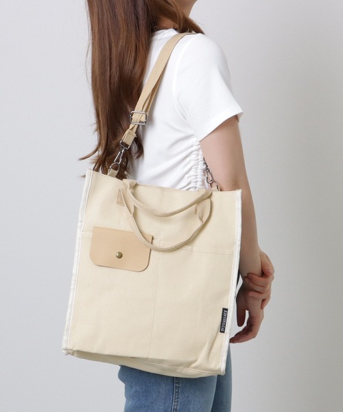 Lace Ladies（レースレディース） トートバッグ 異素材ミックス 2WAY