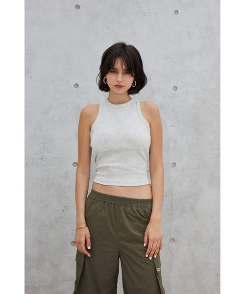 ALEXIA STAM タンクトップ ノースリーブ Wellness Cross Back