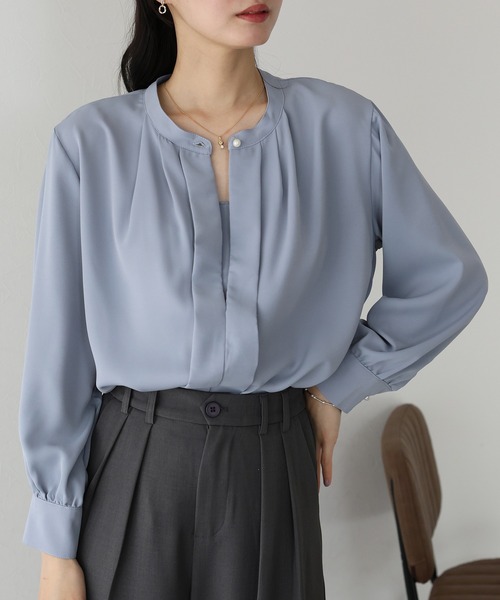 完売品★新品★ジャスグリッティー　フロントチェーンタックブラウス JUSGLITTY（ジャスグリッティー） │【公式通販】Arpege story