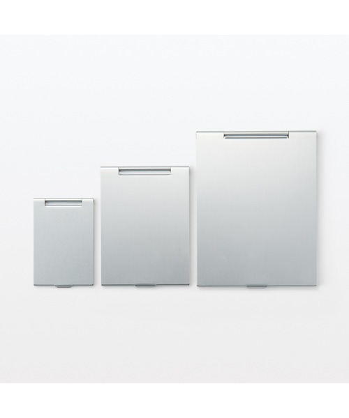 無印良品（MUJI） コンパクトミラー アルミ折りたたみミラー M M