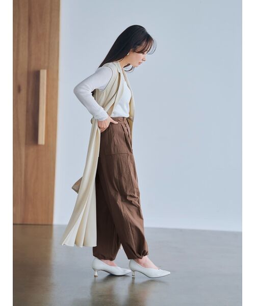 COHINA（コヒナ） ワンピース テーラーカラージレワンピース「低身長
