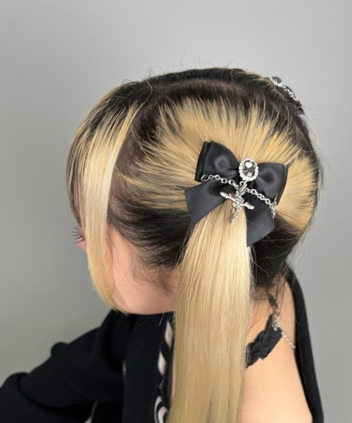 Amilige（アミリージュ） ヘアピン リボンヘアクリップセット