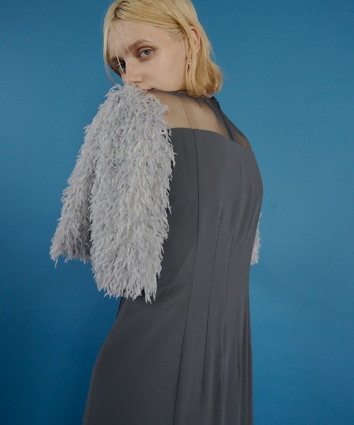 et.UNiVER ドレス M et.UNiVER ドレス Shaggy sleeve dress : ZOZOTOWN Yahoo!店