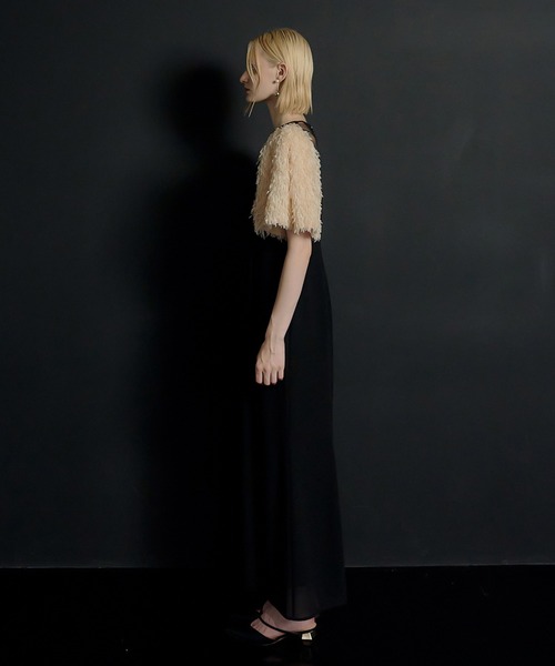 et.UNiVER ドレス Shaggy sleeve dress : ZOZOTOWN Yahoo!店