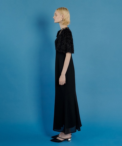 et.UNiVER ドレス Shaggy sleeve dress : ZOZOTOWN Yahoo!店