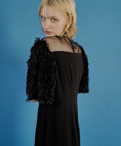 et.UNiVER ドレス Shaggy sleeve dress : ZOZOTOWN Yahoo!店 - 通販
