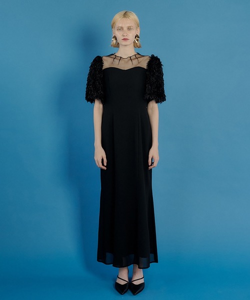 et.UNiVER ドレス Shaggy sleeve dress : ZOZOTOWN Yahoo!店