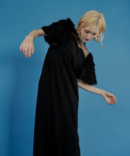et.UNiVER ドレス Shaggy sleeve dress : ZOZOTOWN Yahoo!店