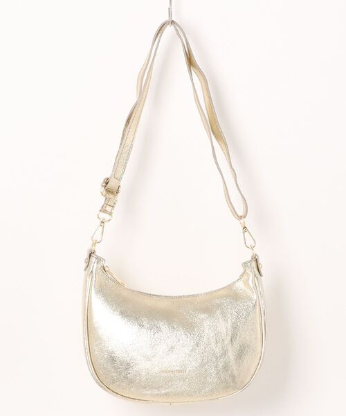 ショルダーバッグ バッグ 「MAISON FANLI/メゾン ファンリ」メタリックレザー ショルダーバッグ /#SAC LIUNE レディース