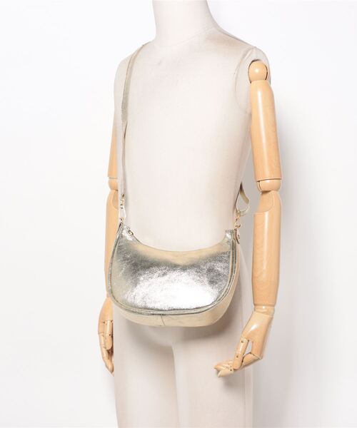 ショルダーバッグ バッグ 「MAISON FANLI/メゾン ファンリ」メタリックレザー ショルダーバッグ /#SAC LIUNE レディース_6