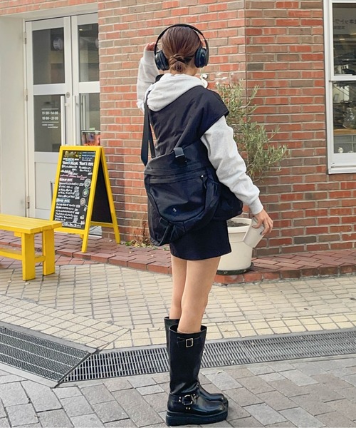 ブーツ ローヒールエンジニアロングブーツ レディース : ZOZOTOWN