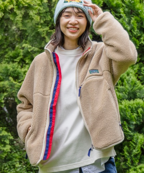 L.L.bean エルエルビーン トップシャムボアフリースジャケット